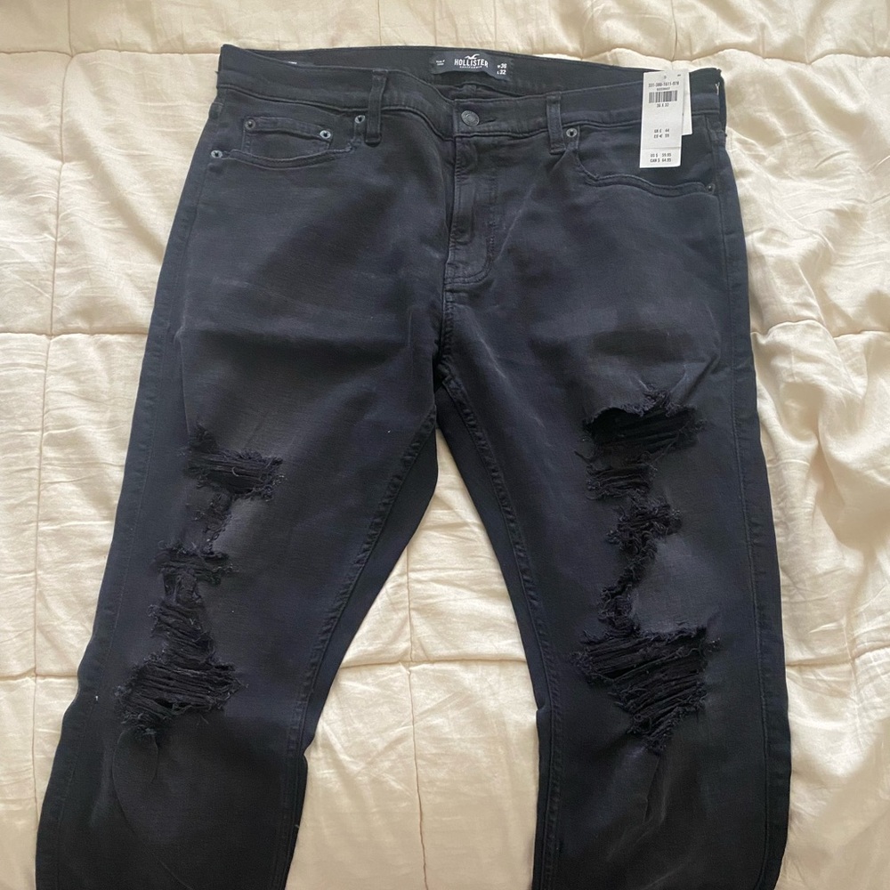 Distressed Hollister jeans